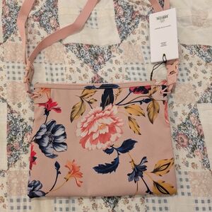 Floral Pink Crossbody Bag